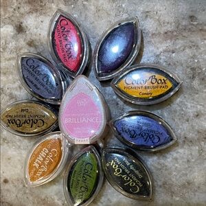 Lot of NEW sealed Color Box ink pads